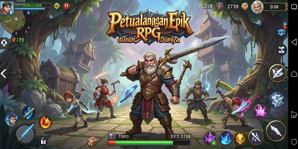 Tangkapan layar gameplay <strong>2739</strong> yang menunjukkan aksi pertempuran mendebarkan.