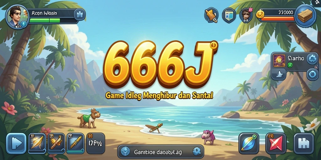 Tampilan gameplay menarik dari 666J yang menyenangkan.