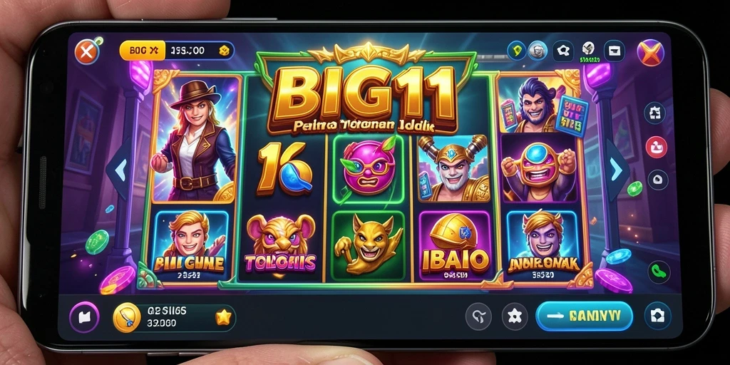 Screenshot BIG11 menunjukkan gameplay Slot yang seru dan menegangkan.