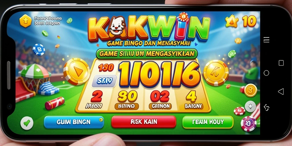 Screenshot gameplay KAKWIN yang menampilkan keseruan permainan Bingo.
