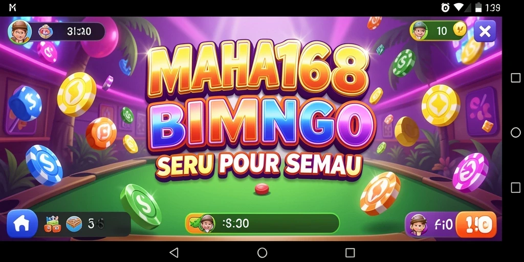 Tampilan gameplay seru dari MAHA168 yang penuh warna.