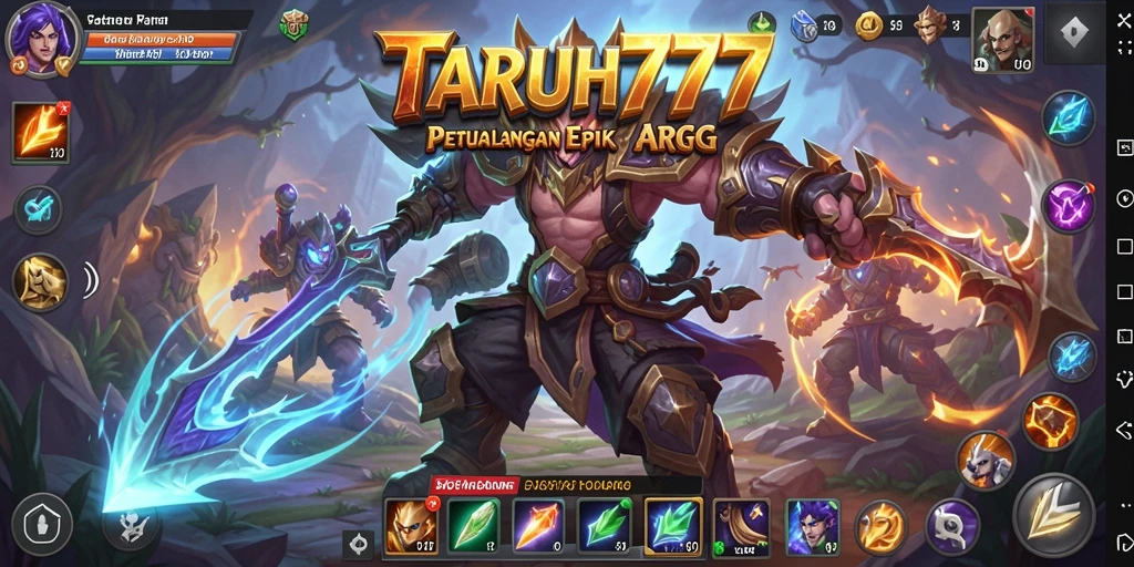 Screenshot TARUH777 menampilkan aksi seru dalam gameplay ARPG.