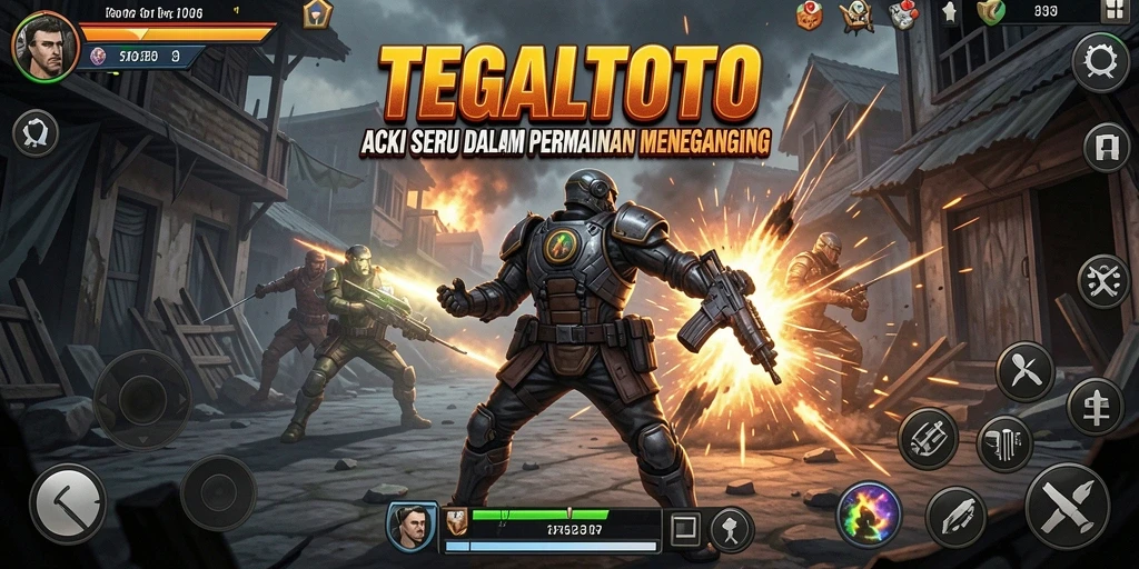 Tampilan seru gameplay TEGALTOTO yang penuh aksi dan tantangan.