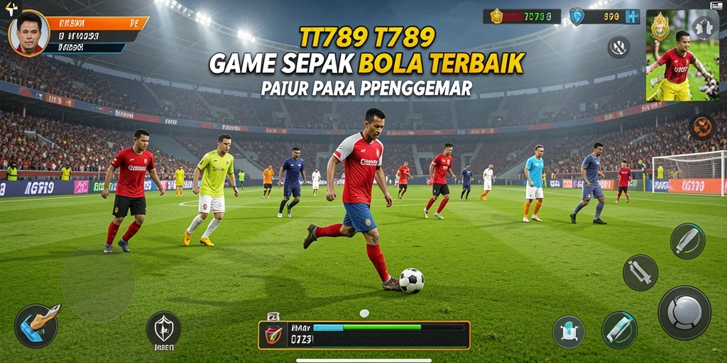 Gameplay menyerupai pertandingan sepak bola nyata di <strong>TT789</strong>
