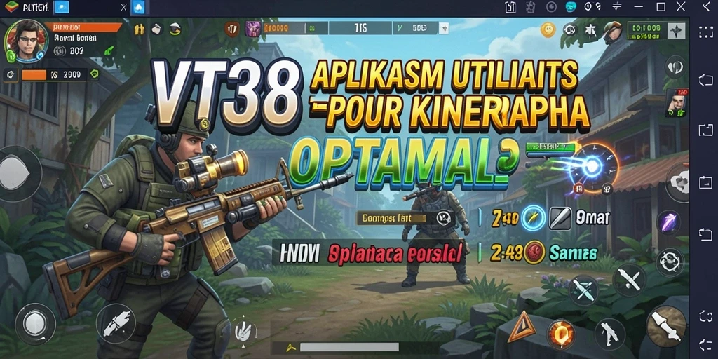 Tampilan antarmuka pengguna VT38 yang sederhana dan efektif.