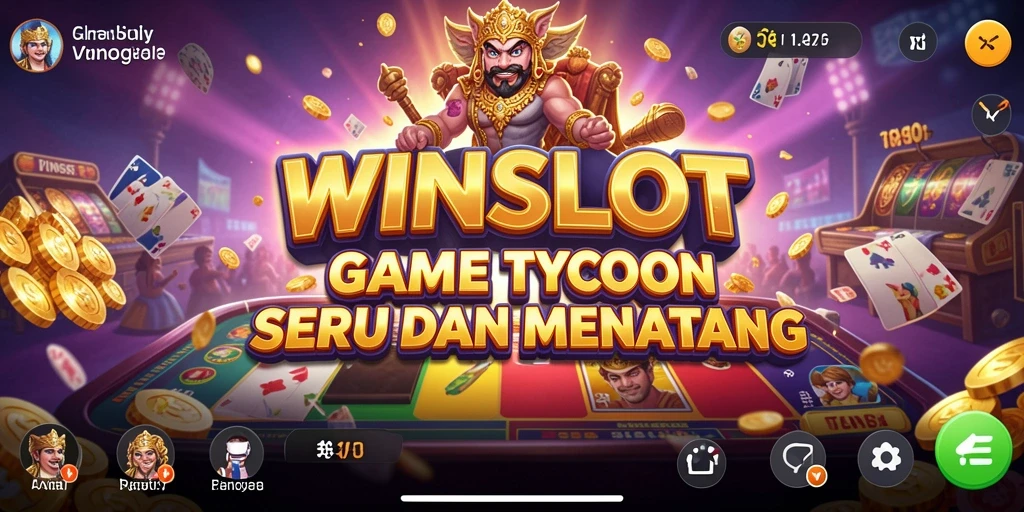 Tampilan gameplay seru dalam WINSLOT dengan mesin slot menarik.