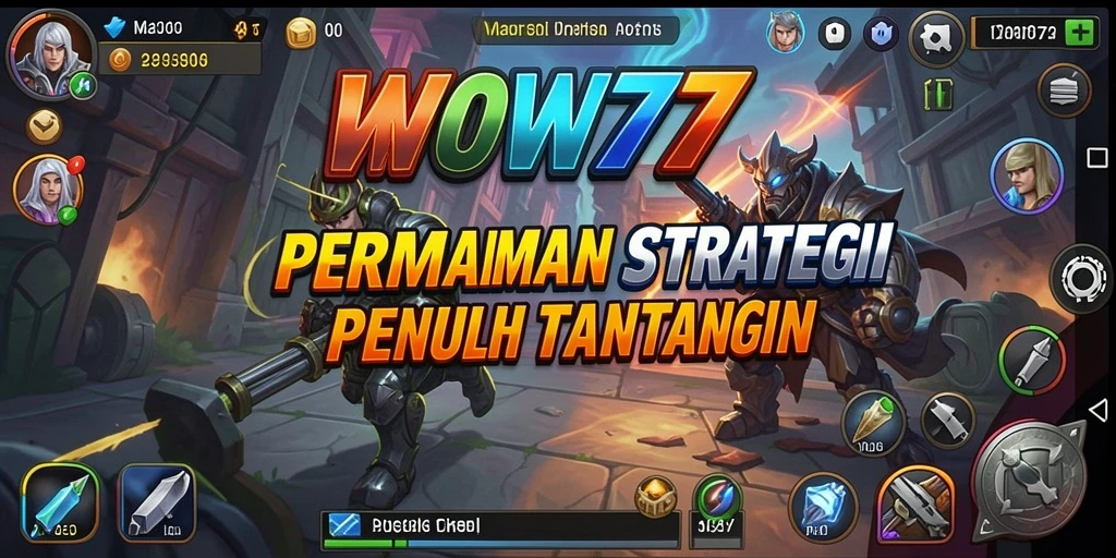 Tampilan menarik dari gameplay strategi WOW77 yang menggugah semangat.